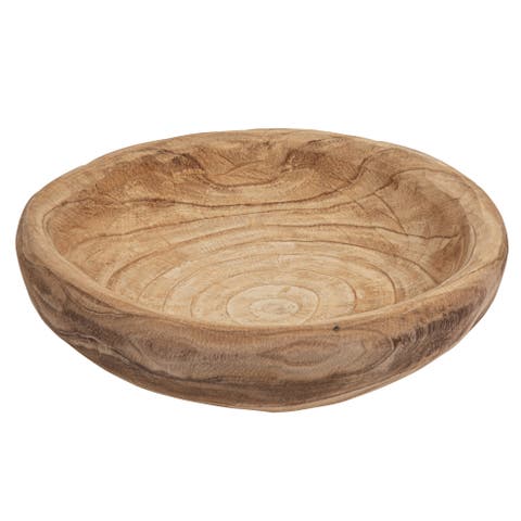 Decorative Paulownia Wood Bowl