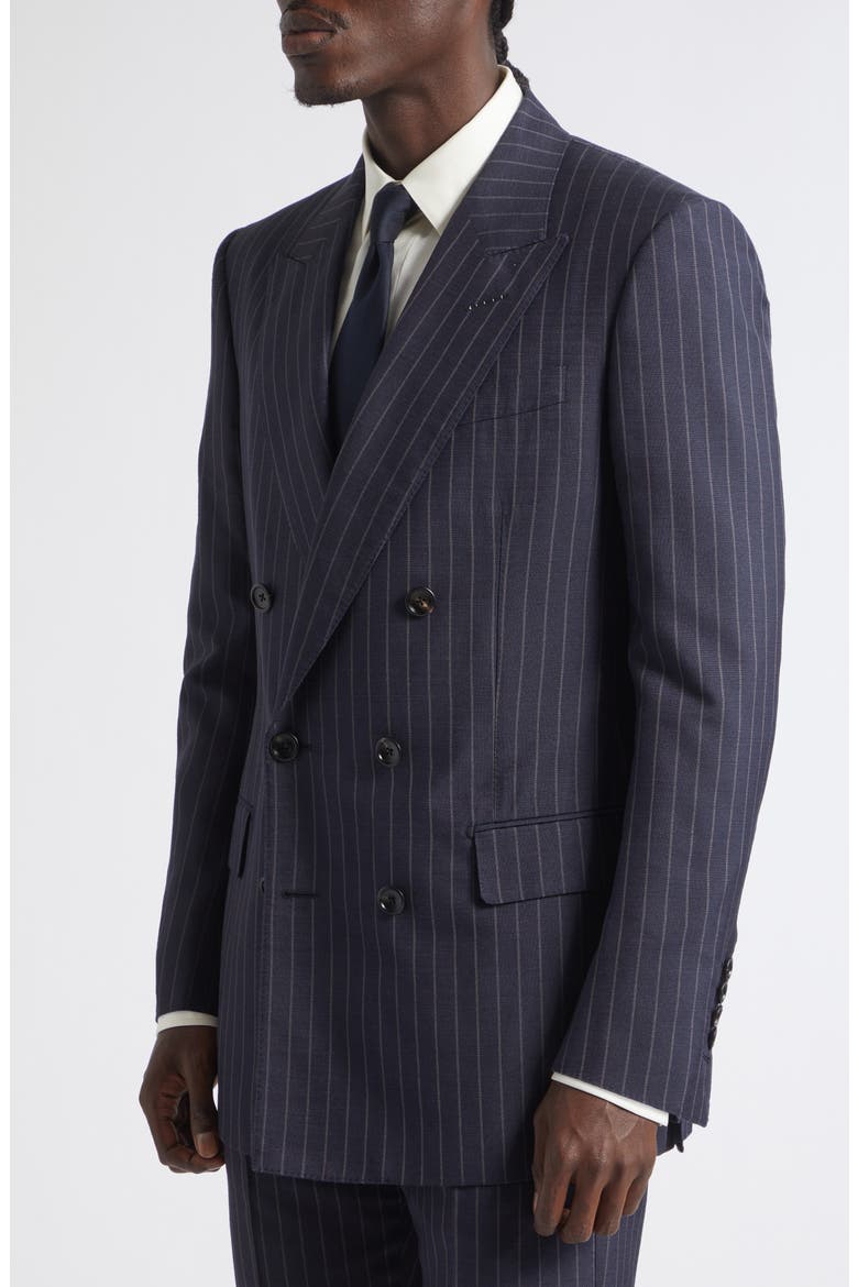 Chalk Stripe Sport Coat, Alternate, color, UCC NAVY