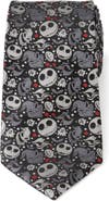 Cufflinks, Inc. Nightmare Before Christmas Black Silk Tie