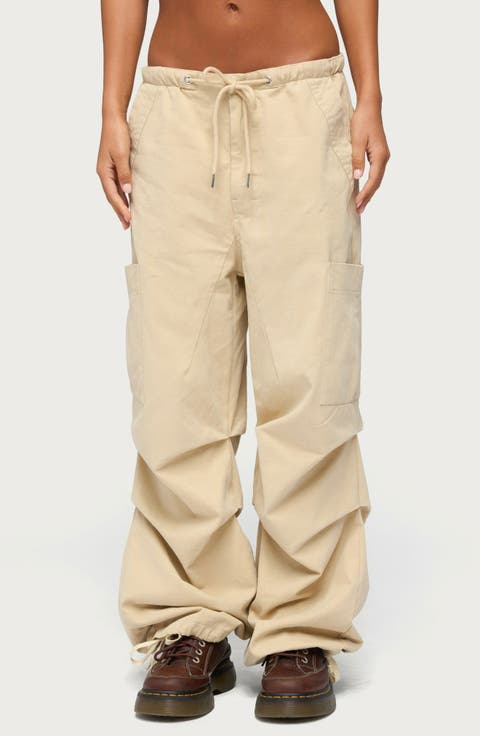 Emzi Baggy Cotton Cargo Pants