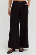 CRESCENT High Waisted Wide Leg Culotte Pants
