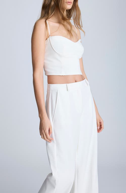 Kenneth Cole Women's Bustier Camisole In Pure White