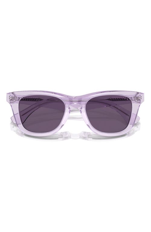 Burberry Kids' 46mm Square Sunglasses In Purple