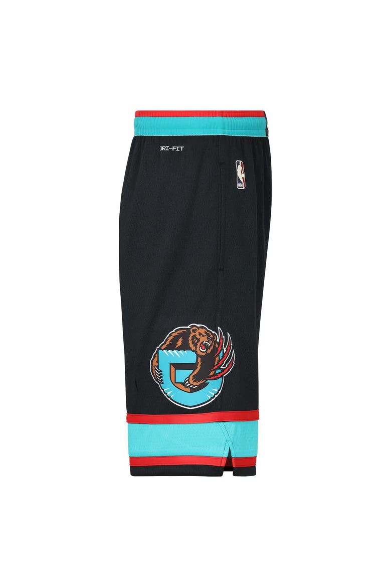 Youth Nike  Black Memphis Grizzlies Hardwood Classics Dri-FIT Swingman Shorts, Alternate, color, Black
