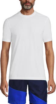 Lands' End Short Sleeve Swim Tee Rash Guard