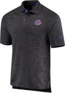 COLOSSEUM Men's Colosseum Heathered Black Boise State Broncos Down Swing Polo