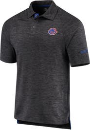 COLOSSEUM Men's Colosseum Heathered Black Boise State Broncos Down Swing Polo