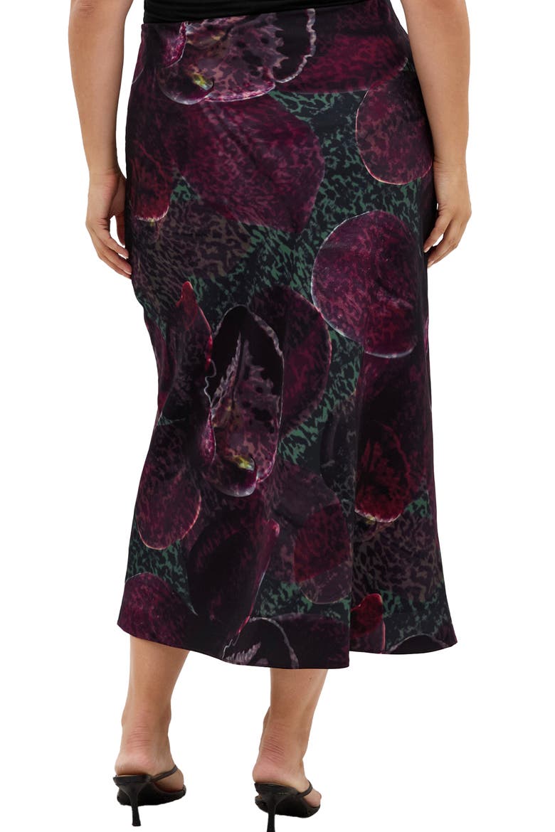 Sienna Midi Skirt, Alternate, color, BLACK ORCHID