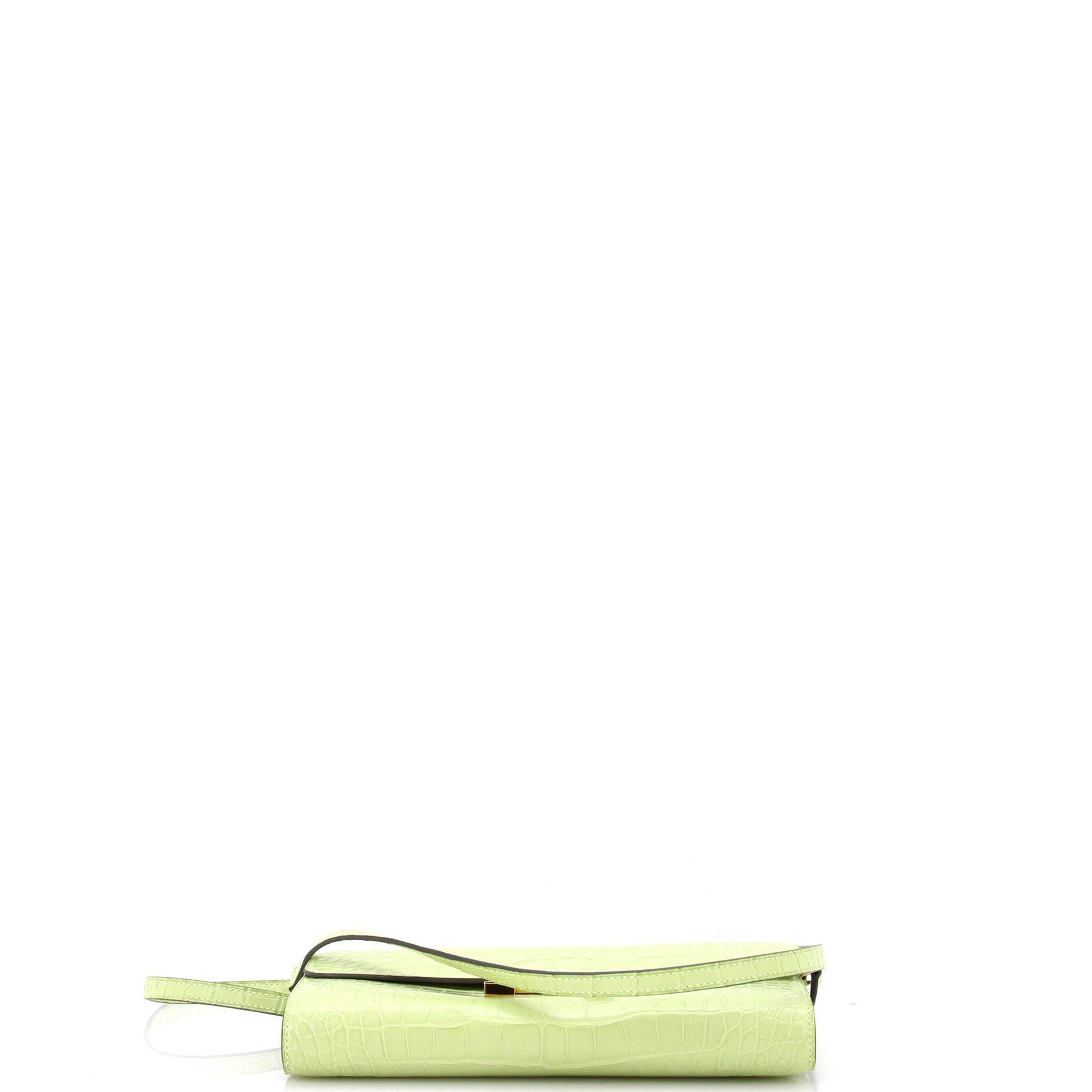 Pre-Owned Hermes Constance To Go Wallet Alligator, Alternate, color, 