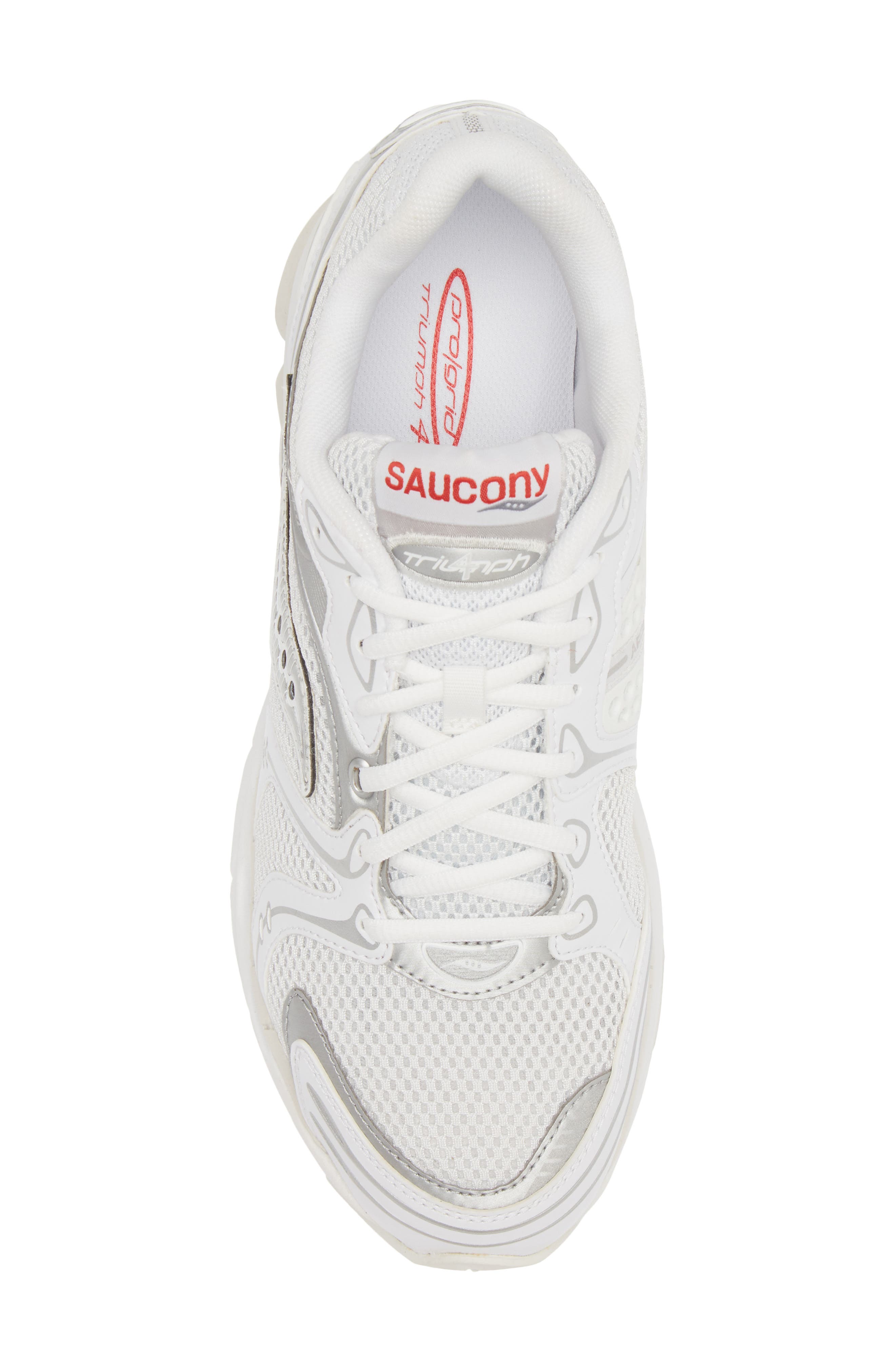Gender Inclusive ProGrid Triumph 4 Sneaker, Alternate, color, WHITE/ SILVER