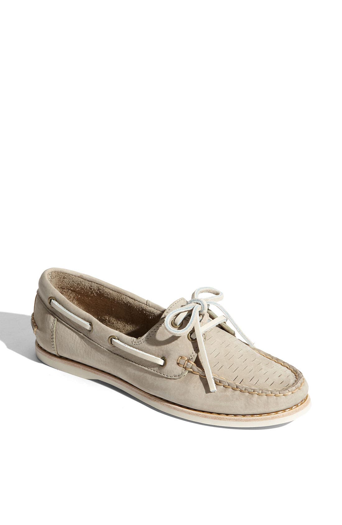 'Quincy' Boat Shoe, Main, color, TAUPE