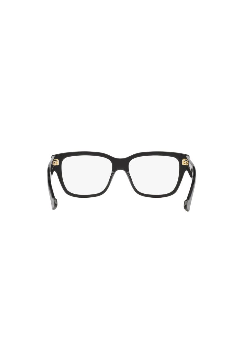 55mm Square optical glasses, Alternate, color, Black