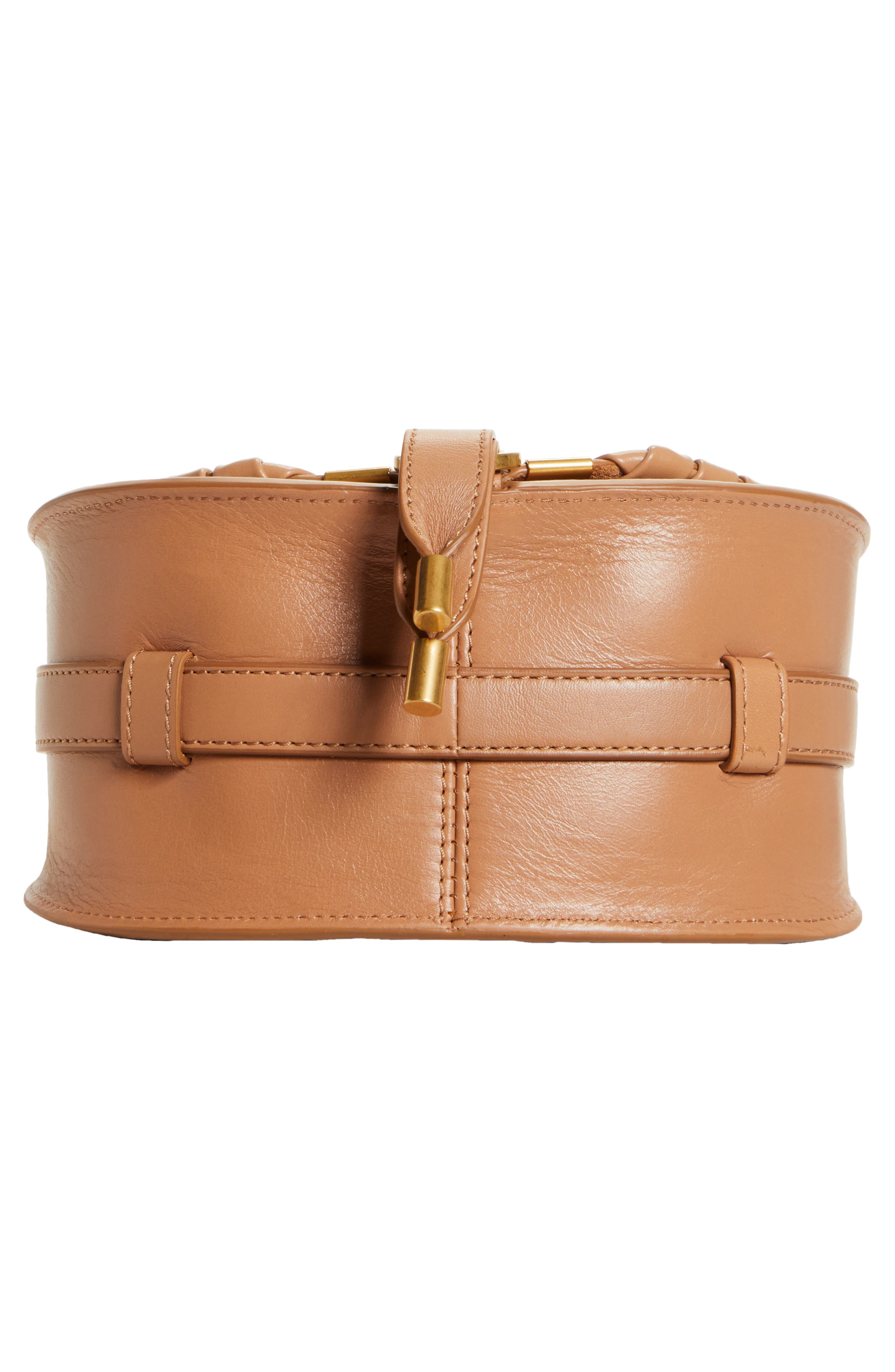 Chloé Marcie Whipstitch Leather Crossbody Bag, Alternate, color, 