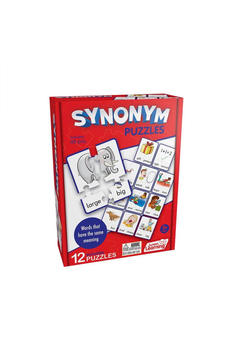 Junior Learning Synonym Learning Educational Puzzles, Main, color, Multicolored