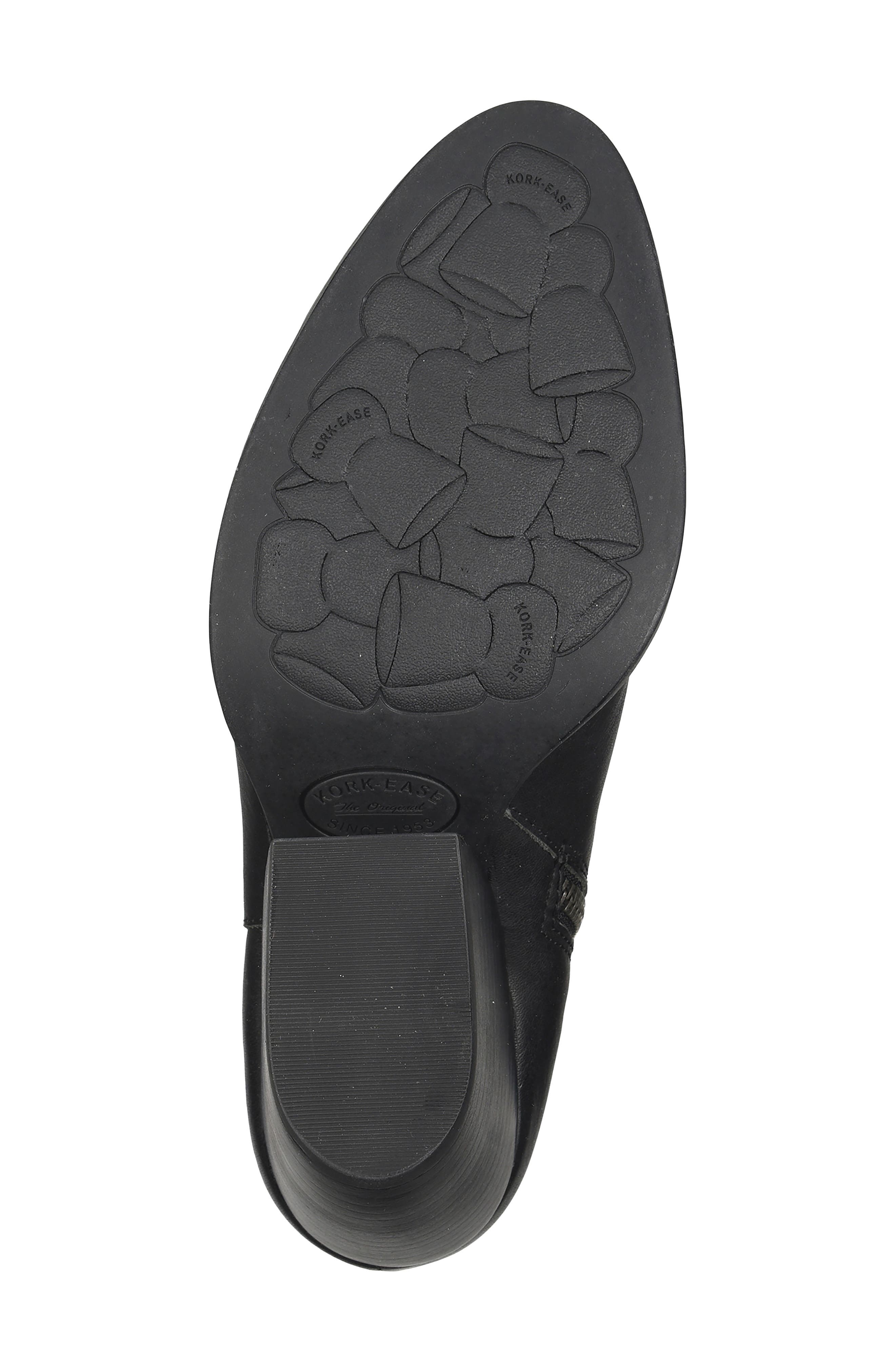 Solstice Leather Bootie, Alternate, color, BLACK LEATHER