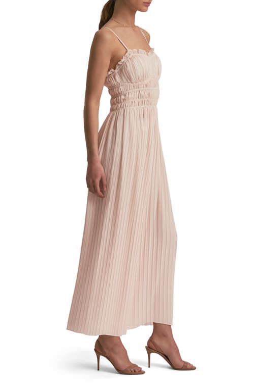 Favorite Daughter The Best Dressed Guest Pleated Maxi Dress In Neutral