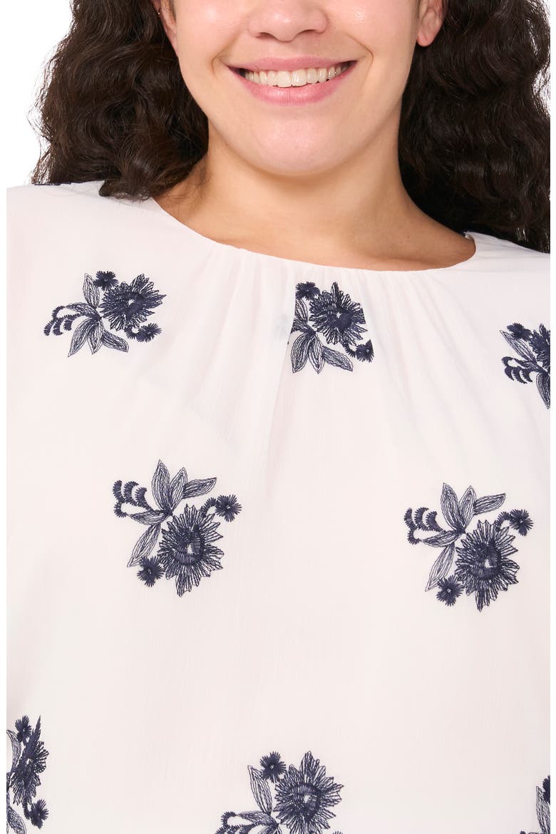 Smocked Cuff Top, Alternate, color, NEW IVORY