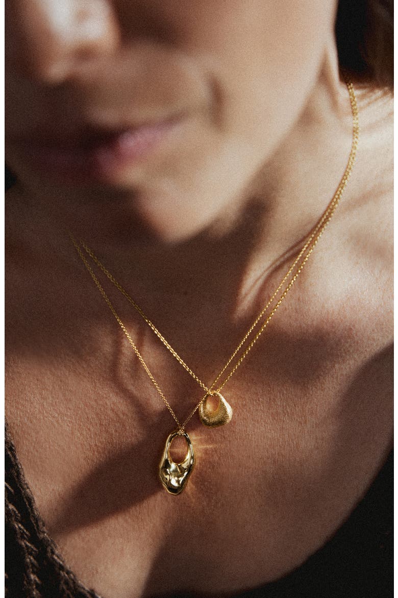 Antica Bold Pendant Necklace, Alternate, color, 18CT GOLD VERMEIL