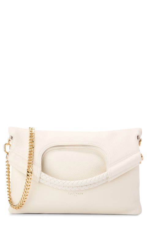 Carolyn Leather Foldover Tote