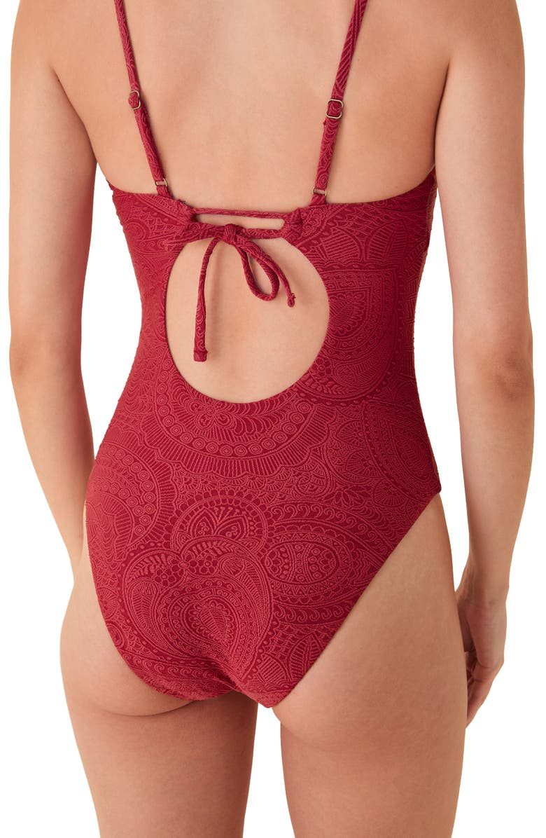 Andie The Ohana One-Piece Swimsuit, Alternate, color, Paprika