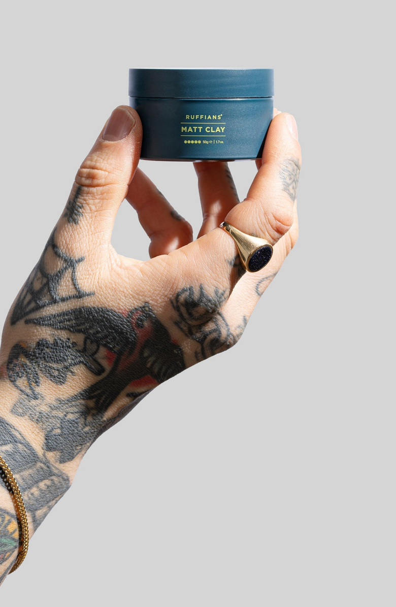 Ruffians Barbers Matt Clay, Alternate, color, NO COLOR