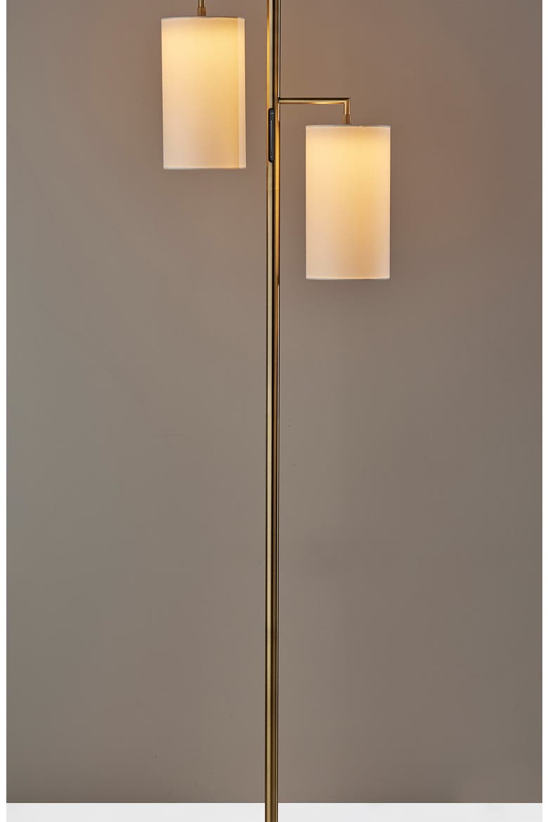 Matilda LED Tree Floor Lamp, Alternate, color, ANTIQUE BRASS