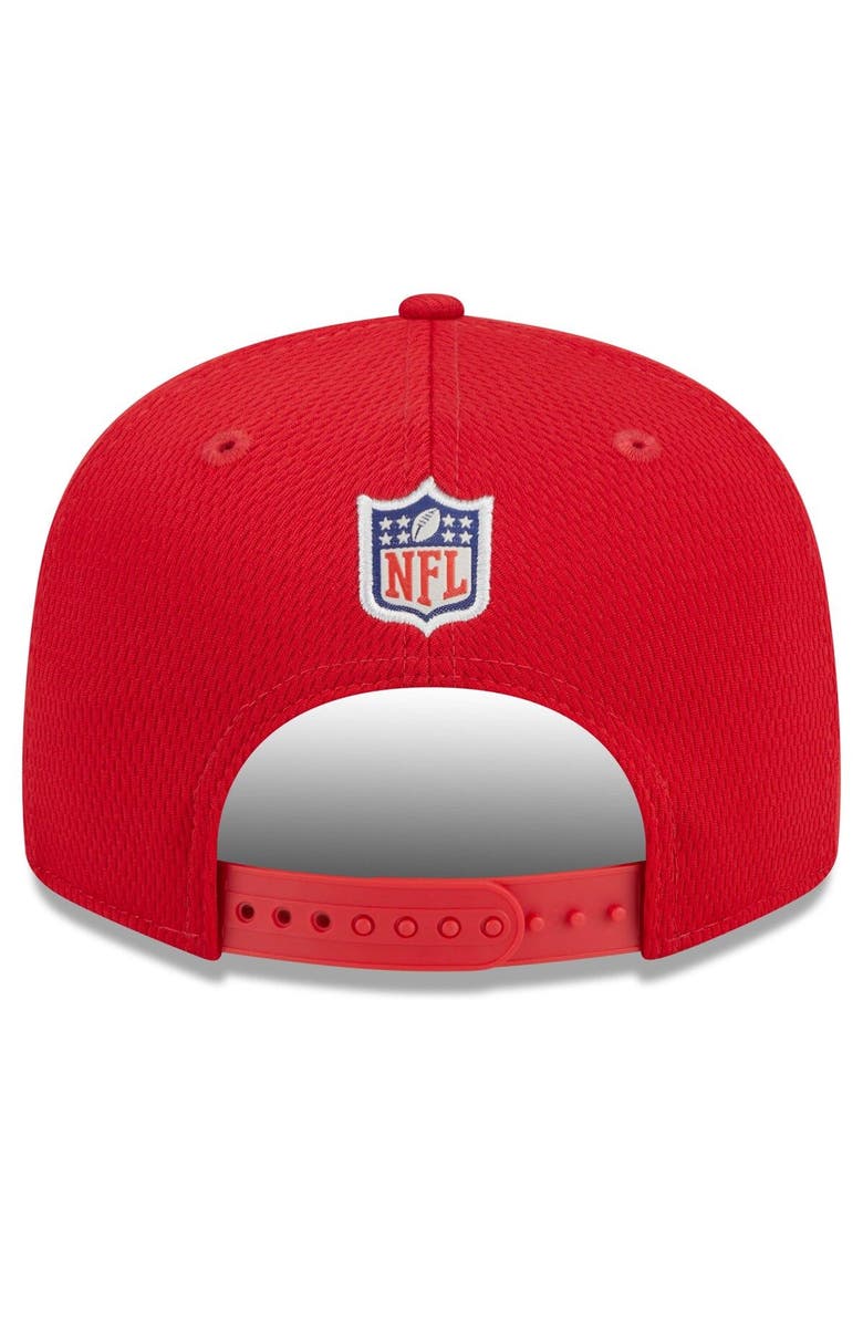 New Era Men's New Era Scarlet San Francisco 49ers 2023 NFL Training Camp 9FIFTY Snapback Hat, Alternate, color, 