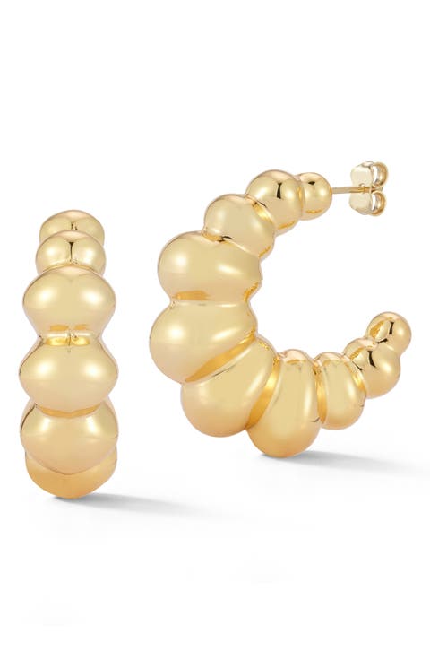 Bubble Hoop Earrings