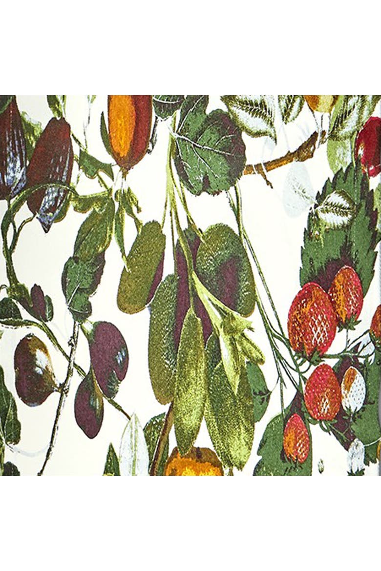 Orchard Multicolor Cotton Tablecloth Everyday Use Machine Washable, Alternate, color, White