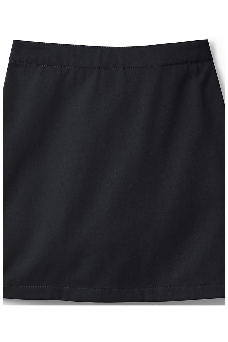 School Uniform Girls Plus Blend Chino Skort Above Knee, Alternate, color, Black
