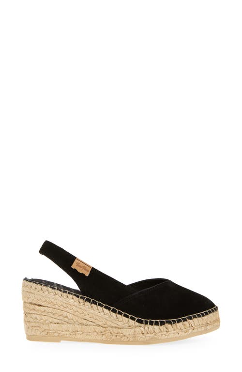 Toni Pons Betty Espadrille Wedge Sandal In Black