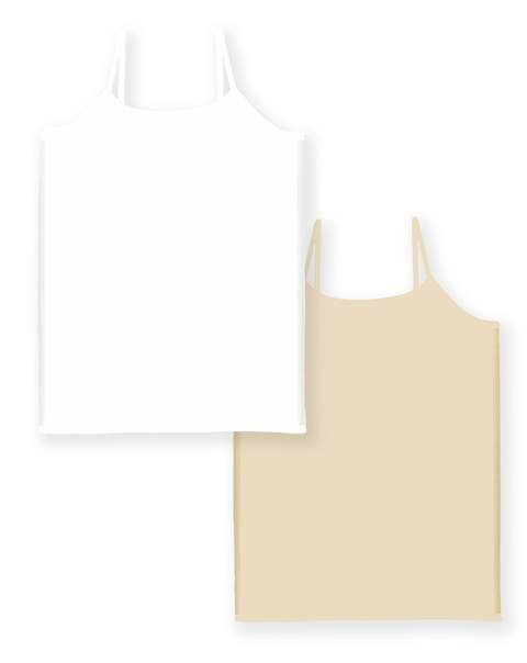 Two solid full cami - Big Kid