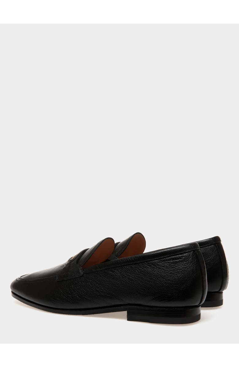 Bally Plume Loafer in Grained Leather, Alternate, color, Black