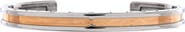 Pre-Owned Bvlgari B.Zero1 Cuff Bracelet Stainless Steel and 18K Rose Gold
