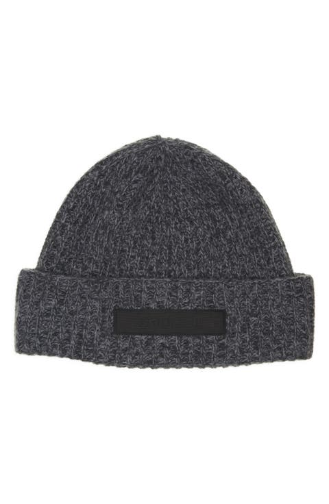 Logo Patch Virgin Wool & Cashmere Beanie