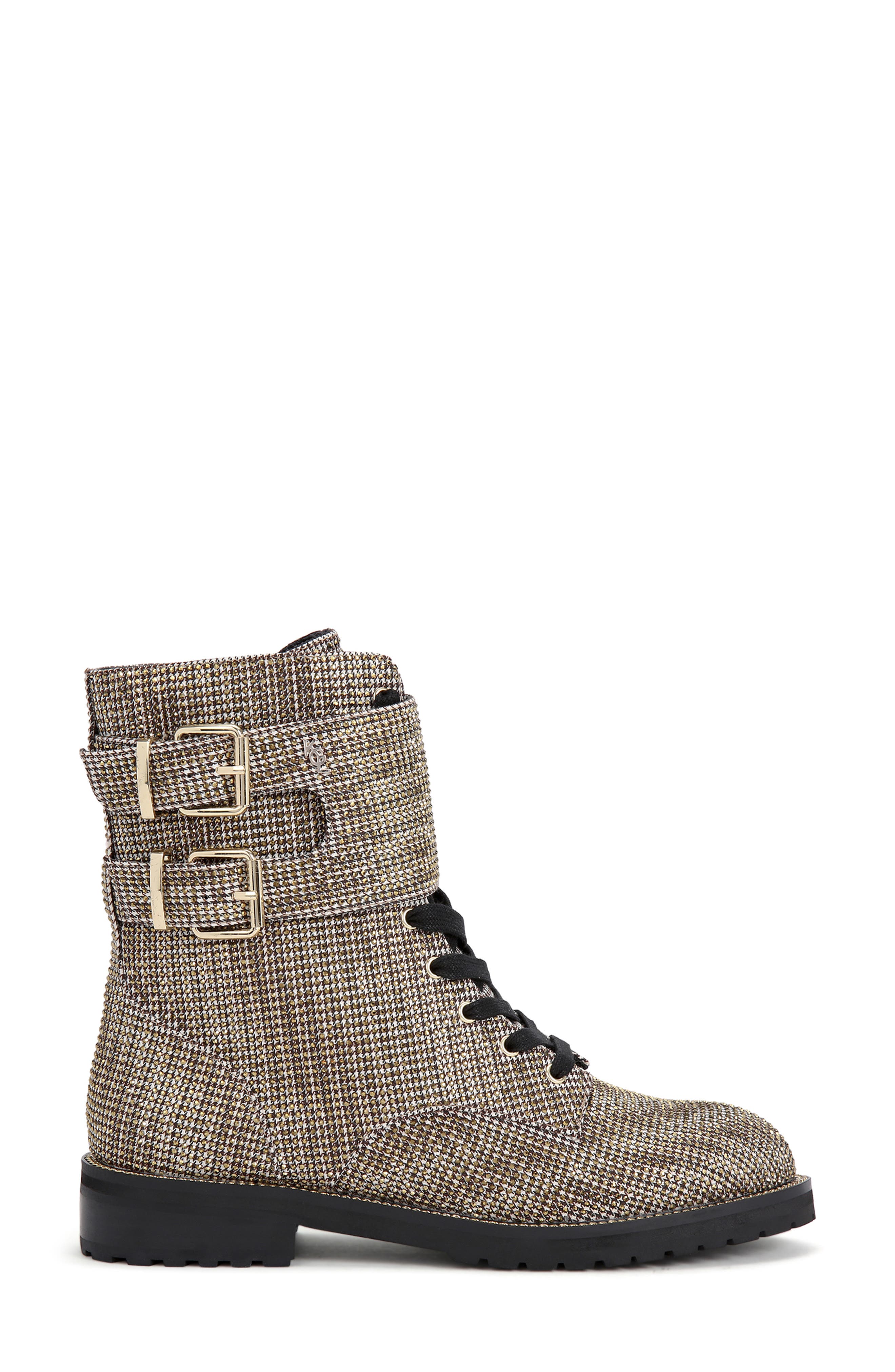 Kurt Geiger London Sutton Crystal Houndstooth Boot, Alternate, color, 