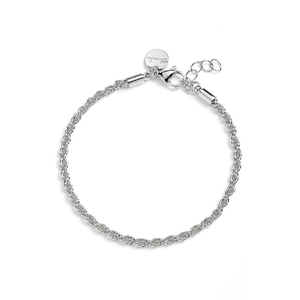 The Sis Kiss Clara Bracelet In Silver