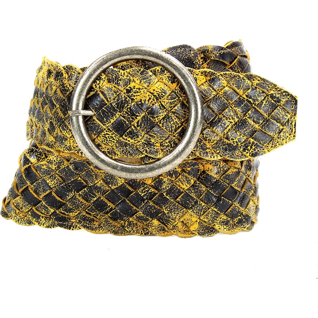 Bed Stu Dreamweaver Belt In Yellow