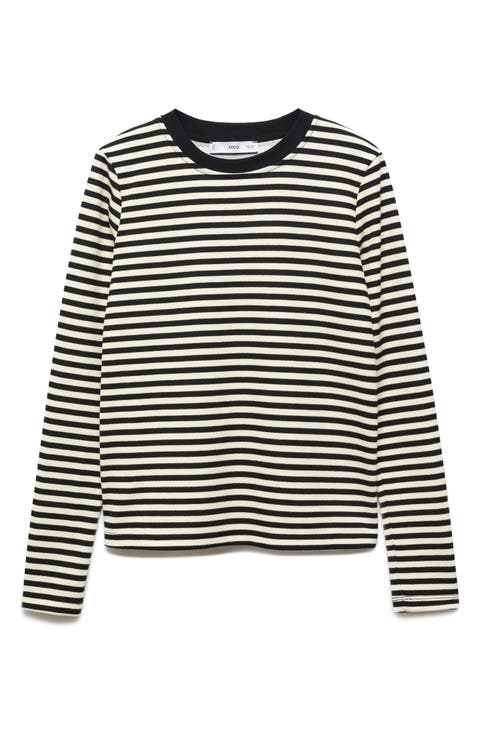Stripe Long Sleeve Top