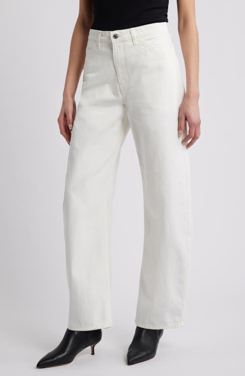 Tribeca Barrel Jeans (Cream)