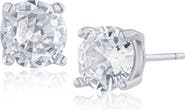 JARDIN Round Cubic Zirconia Stud Earrings
