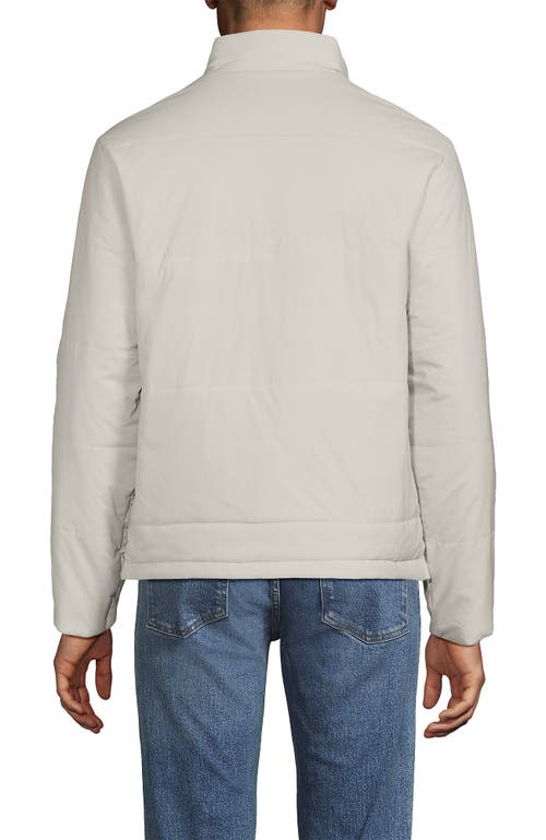 Lands' End Wanderfree Insulated Jacket In Light Stone