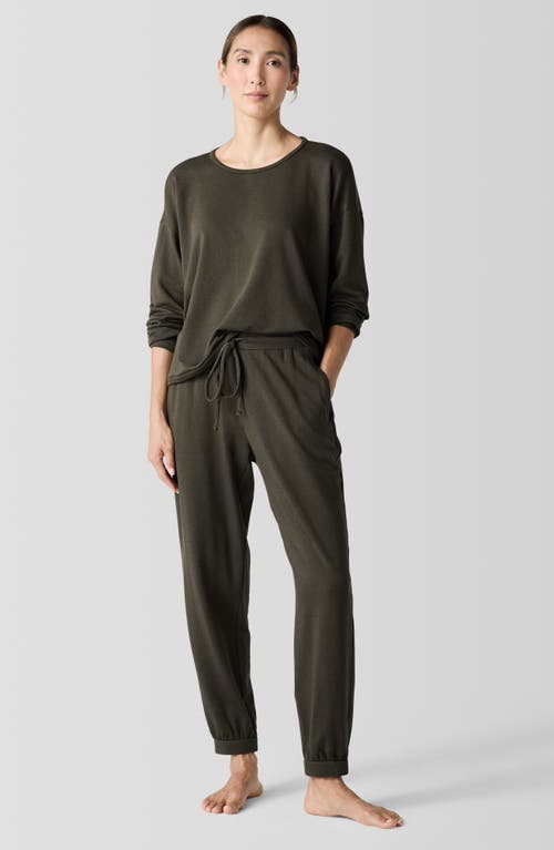 Eileen Fisher Ankle Joggers In Green