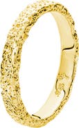 Lucy Quartermaine Hula Slim Ring in Gold Vermeil