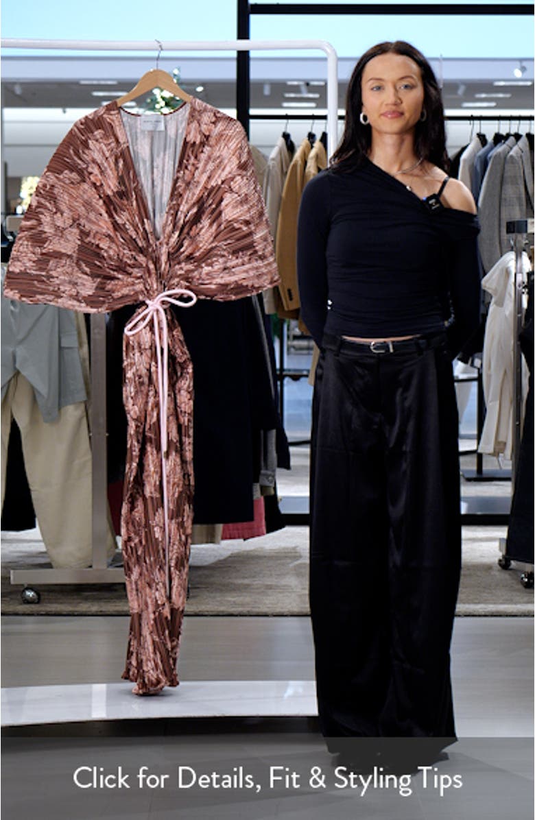 Gianna Plunge Gown, sales video thumbnail