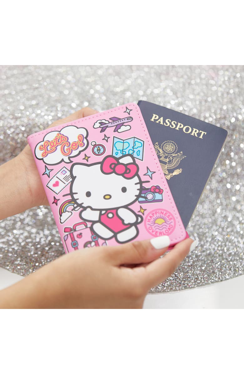 Hello Kitty Passport Holder, Alternate, color, Pink