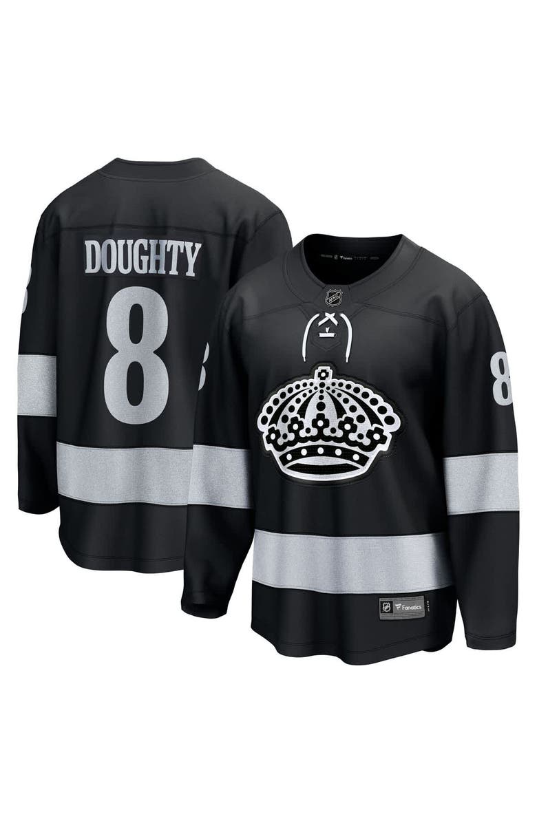 FANATICS Men's Fanatics Drew Doughty Black Los Angeles Kings Alternate Breakaway Jersey, Main, color, Black