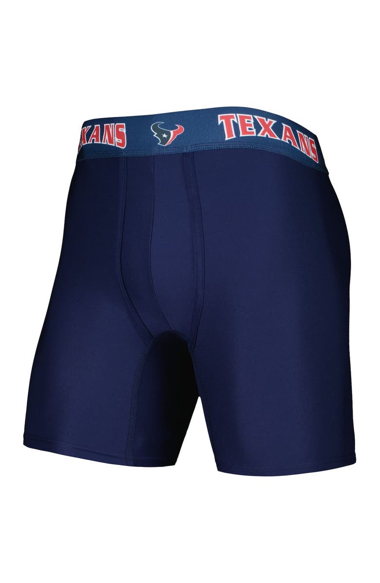 CONCEPTS SPORT Men's Concepts Sport Navy/Red Houston Texans 2-Pack Boxer Briefs Set, Alternate, color,