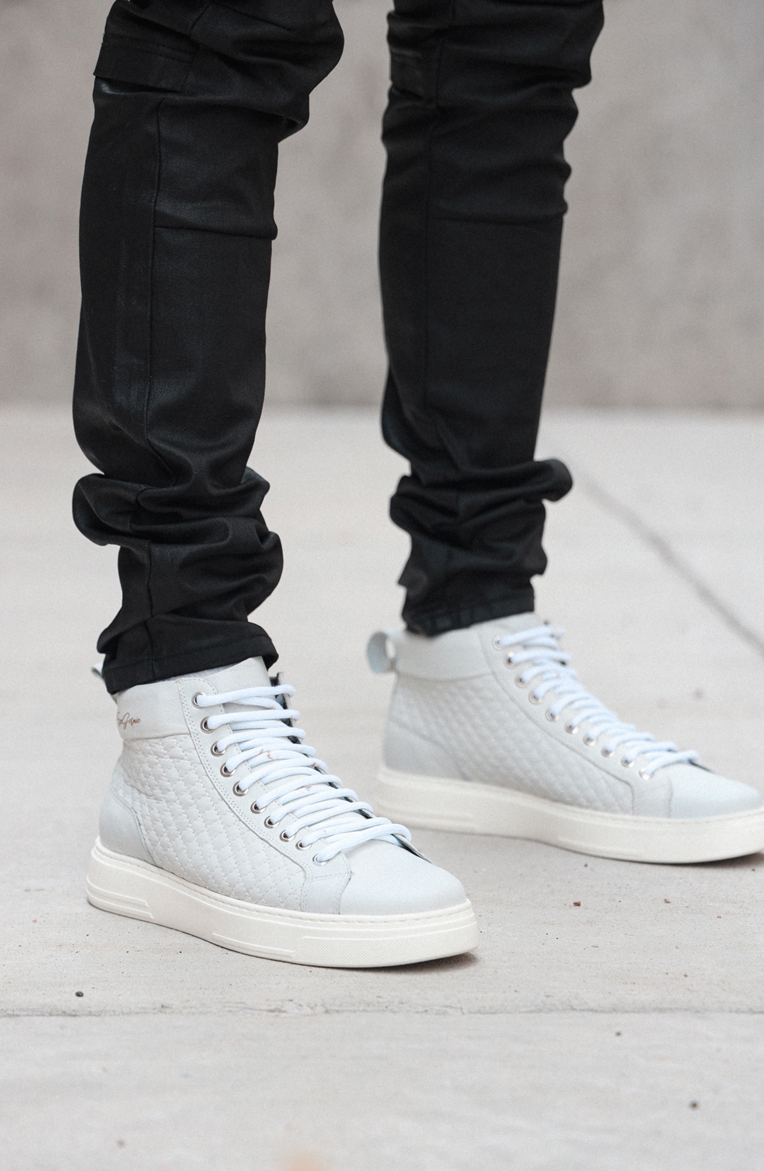 Gernie Garda High Top Sneaker, Alternate, color, 