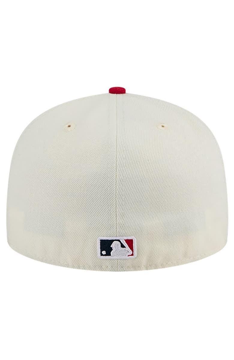 New Era Men's New Era White St. Louis Cardinals Alternate Chrome 59FIFTY Fitted Hat, Alternate, color, 
